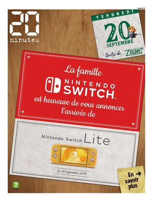 journal 20 Minutes . du : vendredi 20 septembre 2019