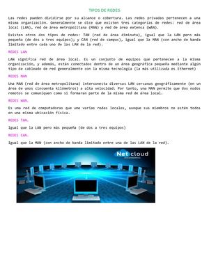 Tipos De Redes