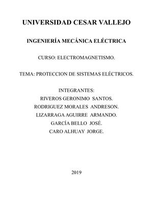 Sistemas De Protecciones Electricas