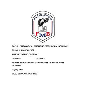 Bachillerato Oficial Matutino