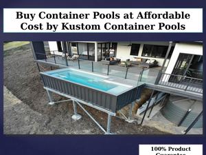 Kustom Container Pools – Buy Container Pools At Affordable Cost