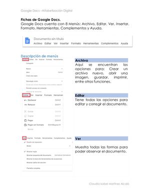 Fichas De Google Docs