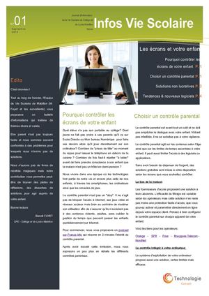 Bulletin Infos Vs 01