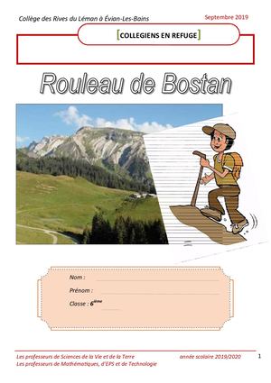 Fascicule Collège Rives Du Léman Refuge 2019 Lecture