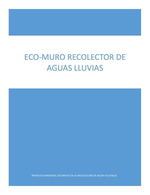 Proyecto Ambiental Eco Muro