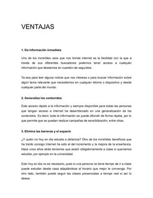 Ventajas