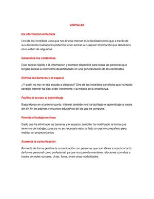 Contras Y Pros Del Internet