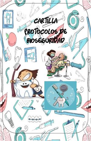 Cartilla protocólogo de bioseguridad en consultorio odontológico