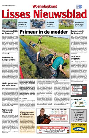 Lisses Nieuwsblad 25 09 2019