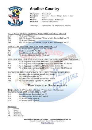 Line dance - Another country