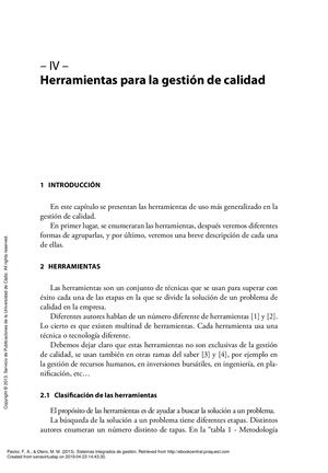 4 Herramientas Para La Gestión De Calidad (Pg 51 64)