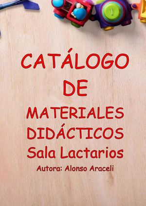 Catálogo de Materiales Didácticos Lactantes