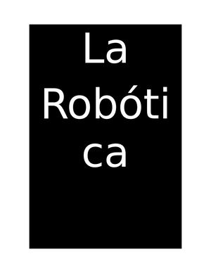 LA ROBOTICA