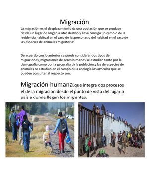La migración