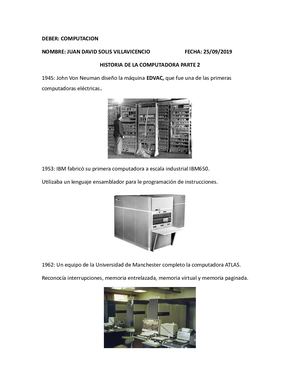 Historia De La Computadora Parte 2