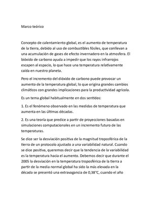 calentamiento global