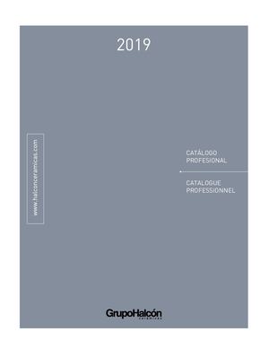 Catalogo Halcon Gama Tradicional 2019
