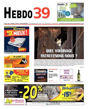 Hebdo Dole Sem40 2019