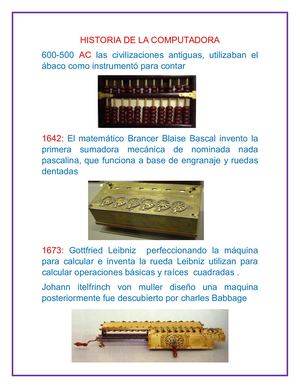 Historia De La Computadora 1