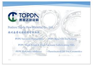 Brochure Of Topda PFPE Lubricants