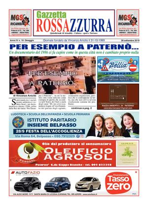Gazzetta Rossazzurra Anno Iv N 19 Del 28 9 2019