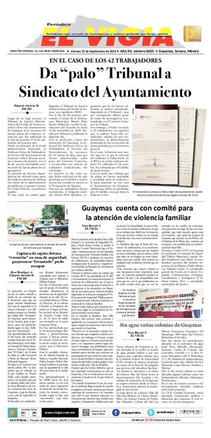 27 de septiembre del 2019