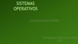 SISTEMAS OPERATIVOS