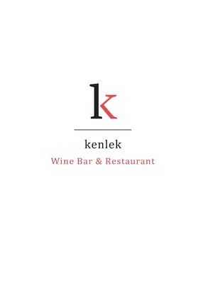 Kenlek Wine Bar (Waterloo) - Carte