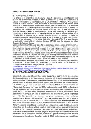 Unidad 2 Informática Jurídica