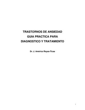 Trastorno Ansiedad