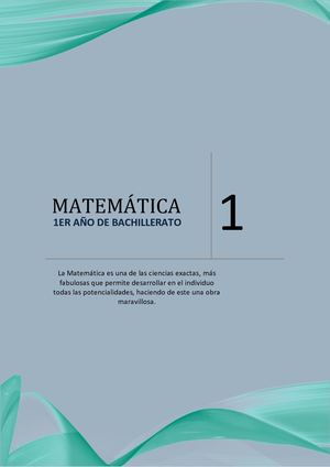 Matemática 1 BGU