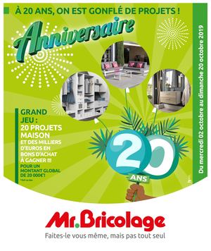 Catalogue Anniversaire OCTOBRE 2019