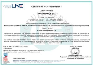 Certificat Digi Lne Rm 60