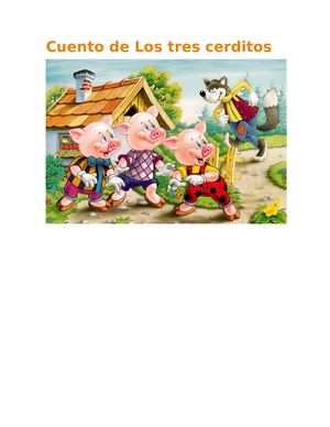 Cuento De Los Tres Cerditos