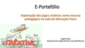 e-Portefólio jogos criativos na aula de Educação Física