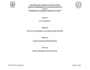 filosofia Del Derecho