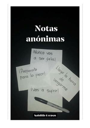 Notas Anónimas Terminado