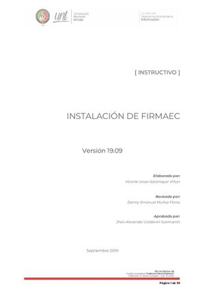 02 Instalación Y Configuracion Firmaec