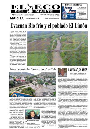 Martes 1o De Octubre De 2019