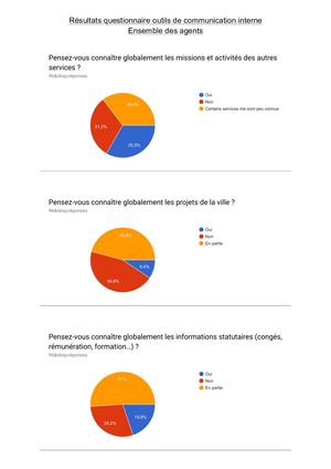 Résultats Bruts Questionnaire Outils De Communication Interne Ensemble Des Agents