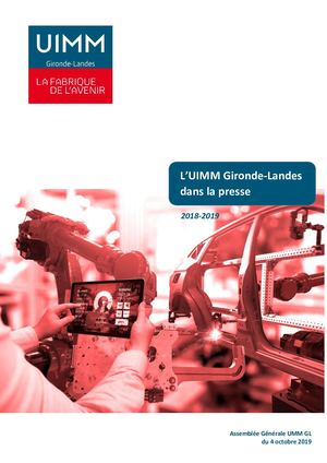 Revue de Presse 2018 2019