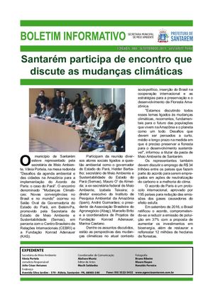 BOLETIM INFORMATIVO SEMMA EDIÇÃO Nº 0008/2019