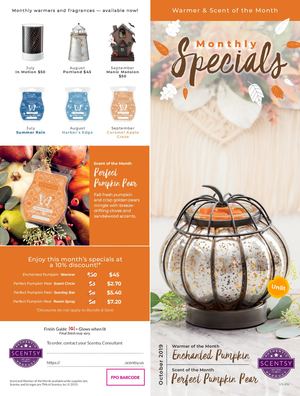 October Scent & Warmer of the Month 2019
