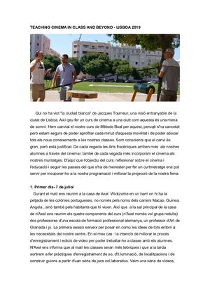 Memoria Teaching Cinema In Class And Beyond