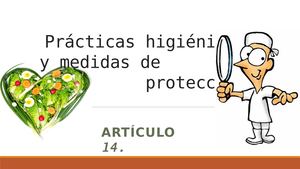 Prácticas Higiénicas Y Medidas De Protección