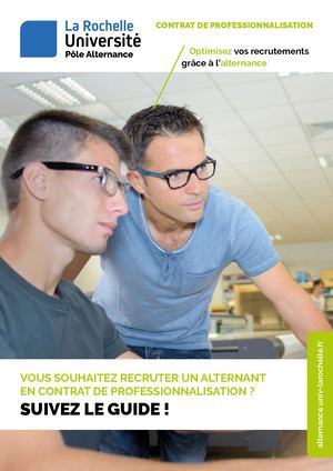 Guide du contrat de professionnalisation 2019-20