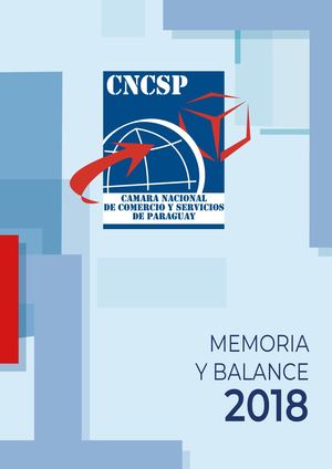 Memoria y Balance 2018