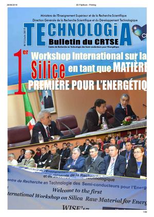 Technologia N°11 Crtse Algerie 2017