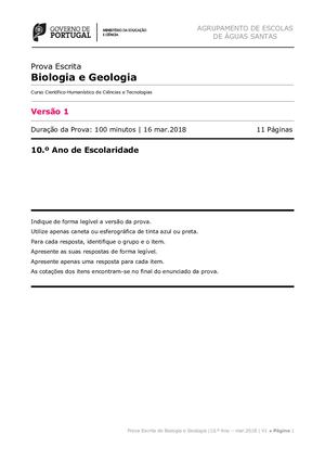 Prova 04 V1 BG 10º-mar 2018