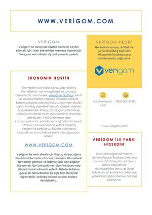 Verigom - Ekonomik Hosting